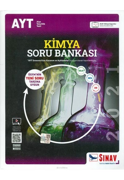 Sınav AYT Kimya Soru Bankası 2021 (Yeni)