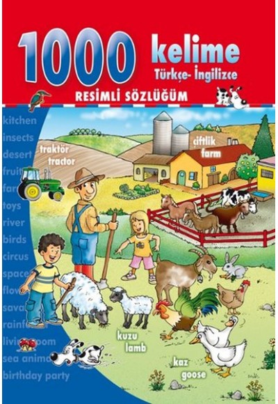 1000 Kelime Türkçe İngilizce Resimli Sözlüğüm