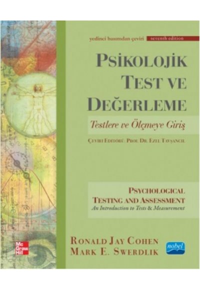 Psikolojik Test ve Değerleme Testlere ve Ölçmeye Giriş - Psychological Testing and Assessment