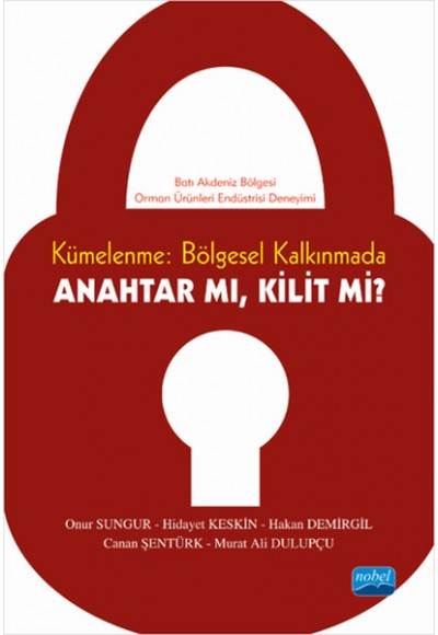 Kümelenme: Bölgesel Kalkınmada Anahtar mı? Kilit mi?  Batı Akdeniz Bölgesi Orman Ürünleri Endüst