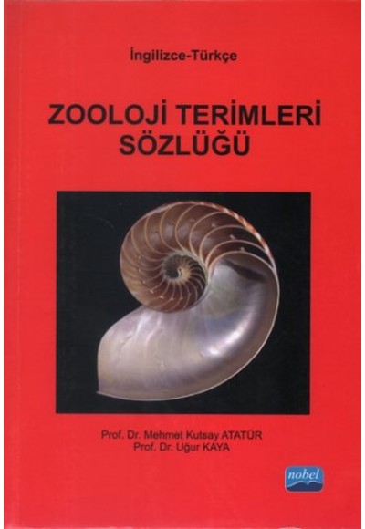 Zooloji Terimleri Sözlüğü (İngilizce-Türkçe)