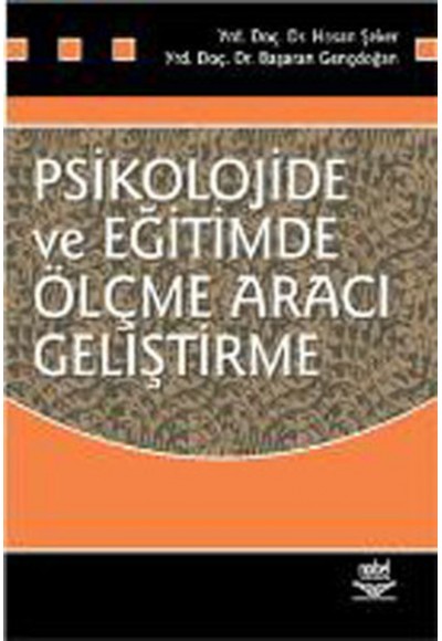 Psikolojide ve Eğitimde Ölçme Aracı Geliştirme