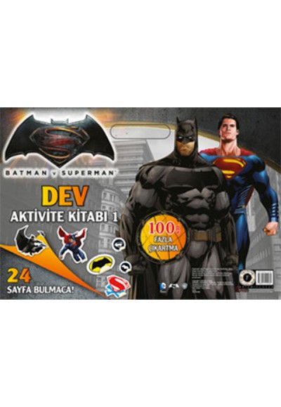 Batman ve Superman Dev Aktivite Kitabı 1