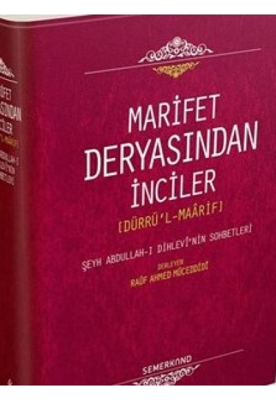 Marifet Deryasından İnciler (Dürrü'l-Maarif)