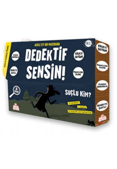 Dedektif Sensin (4 Kitap Set)