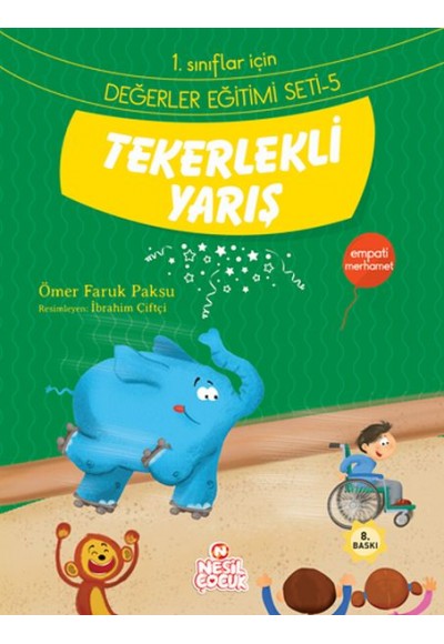 Tekerlekli Yarış / 1. Sınıflar İçin Değerler Eğitimi Seti 5