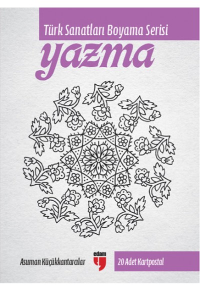 Yazma - Türk Sanatları Boyama Serisi 20 Adet Kartpostal