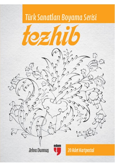Tezhib - Türk Sanatları Boyama Serisi 20 Adet Kartpostal