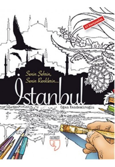 İstanbul Kartpostal Boyama (20 Adet Kartpostal)