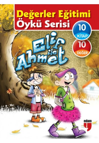 Değerler Eğitimi Öykü Serisi - Elif ile Ahmet (10 Kitaplık Set)