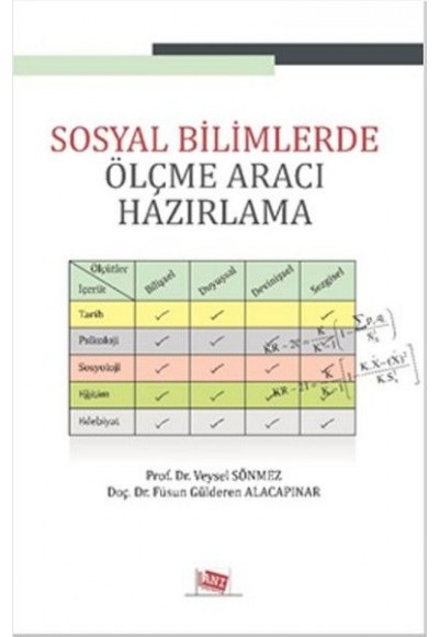 Sosyal Bilimlerde Ölçme Aracı Hazırlama