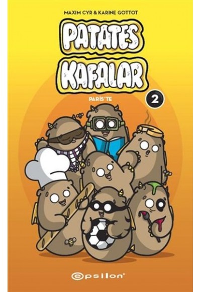 Patates Kafalar 2 - Paris'te (Ciltli)