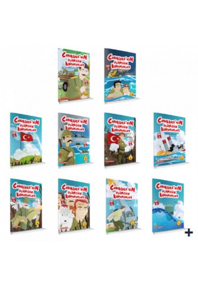 Çanakkalenin Ölümsüz Kahramanları - 10 Kitap Takım