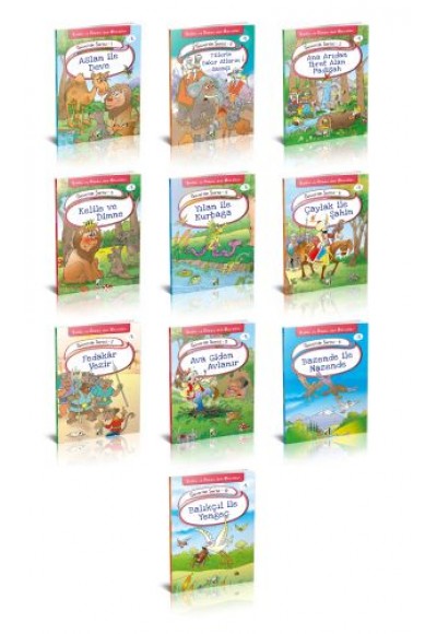 Kelile ve Dimne'den Masallar - Güvercin Serisi (10 Kitap Takım)