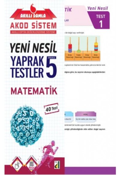 Akıllı Damla Matematik Yeni Nesil Yaprak Testler-5. Sınıf