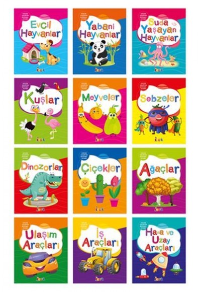 Küçük Kaşifin Boyama Kitabı (12 Kitap Takım)