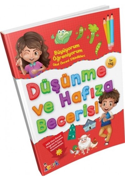 Büyüyorum Öğreniyorum Okul Öncesi Etkinlikleri Düşünme ve Hafıza Becerisi