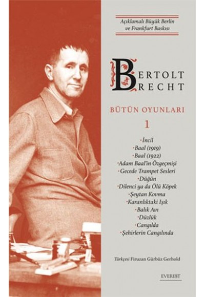 Bertolt Brecht Bütün Oyunları 1 (Ciltli)