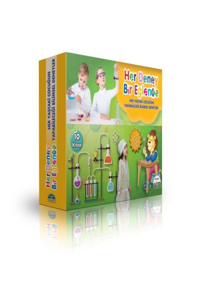 Her Deney Bir Eğlence Serisi Kutu Set (10 Kitap)