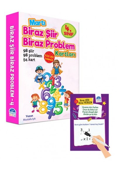 Martı 4.Sınıf Biraz Şiir Biraz Problem Kartları