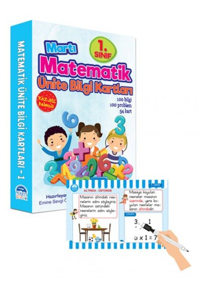 Martı 1.Sınıf Matematik Ünite Bilgi Kartları