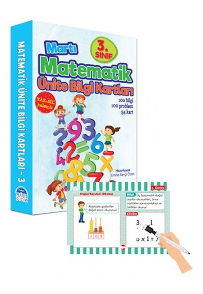 Martı 3.Matematik Ünite Bilgi Kartları