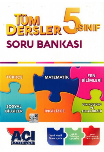 Açı Yayınları 5. Sınıf Tüm Dersler Soru Bankası