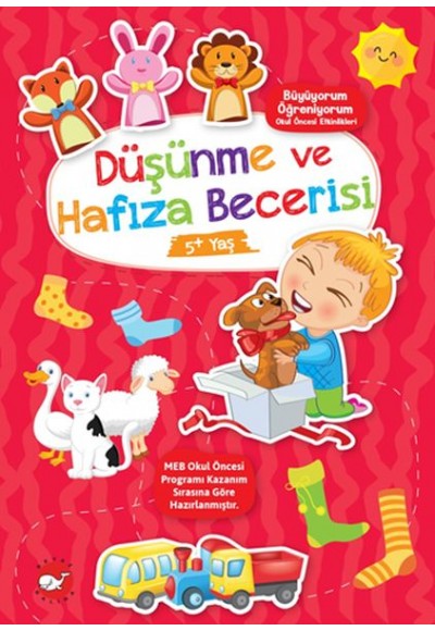 Büyüyorum Öğreniyorum Okul Öncesi Etkinlikleri - Düşünme ve Hafıza Becerisi 5+Yaş