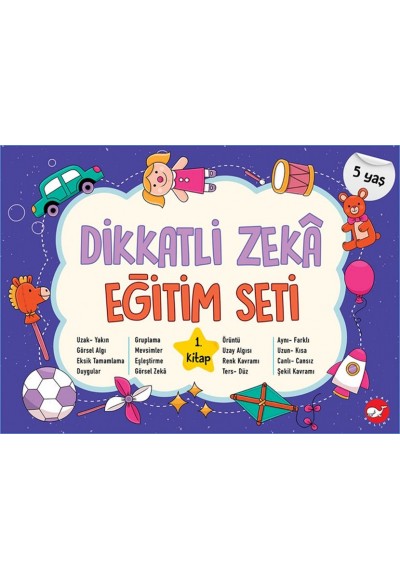 Dikkatli Zeka Eğitim Seti - 1. Kitap (5 Yaş)