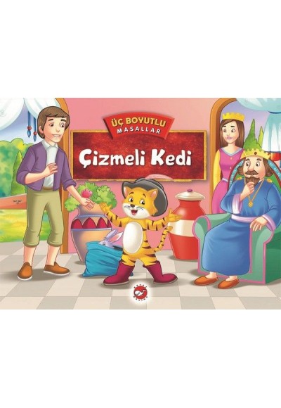 Üç Boyutlu Masallar - Çizmeli Kedi (Ciltli)