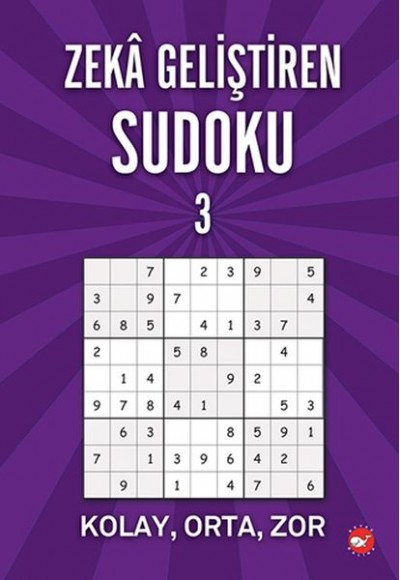 Zeka Geliştiren Sudoku 3 - Kolay - Orta - Zor