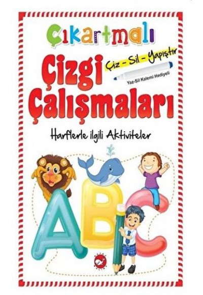 Çıkartmalı Çizgi Çalışmaları - Harflerle İlgili Aktiviteler