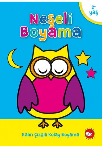 Neşeli Boyama - Kalın Çizgili Kolay Boyama