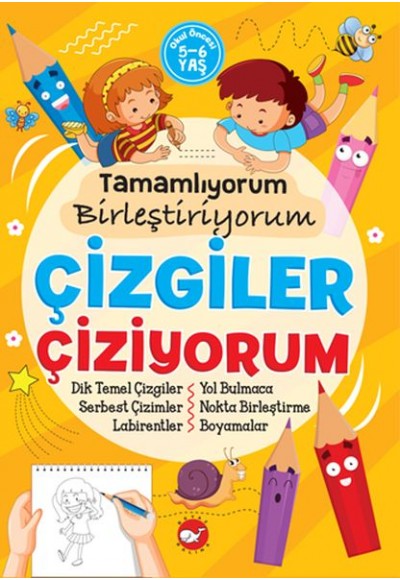 Tamamlıyorum Birleştiriyorum - Çizgiler Çiziyorum