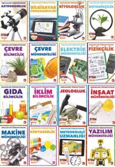 Meslekleri Öğreniyorum Set - 16 Kitap