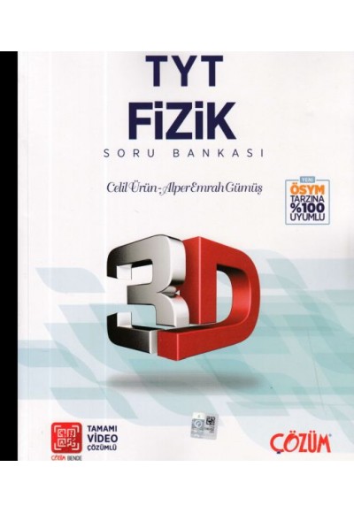 Çözüm 3D TYT Fizik Tamamı Video Çözümlü Soru Bankası