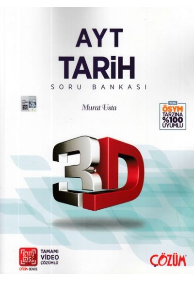 3D AYT Tarih Soru Bankası (Yeni)