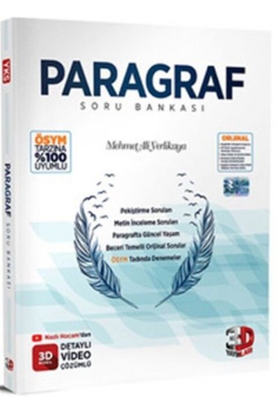 3D TYT Paragraf Soru Bankası Video Çözümlü (Yeni)