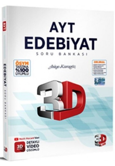 3D Yayınları  AYT Edebiyat Soru Bankası