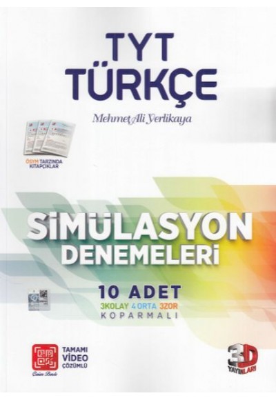 3D TYT Türkçe Tamamı Video Çözümlü Simülasyon Denemeleri (Yeni)