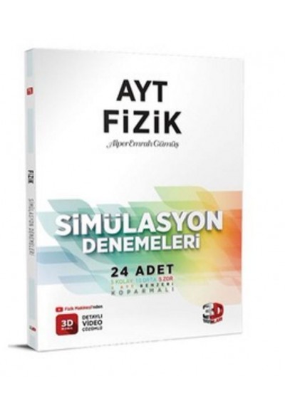 3D Yayınları AYT Fizik Simülasyon Denemeleri