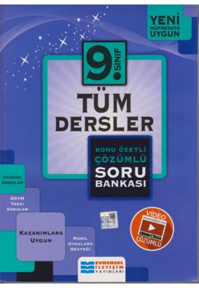 Evrensel 9. Sınıf Tüm Dersler Konu Özetli Soru Bankası (Yeni)