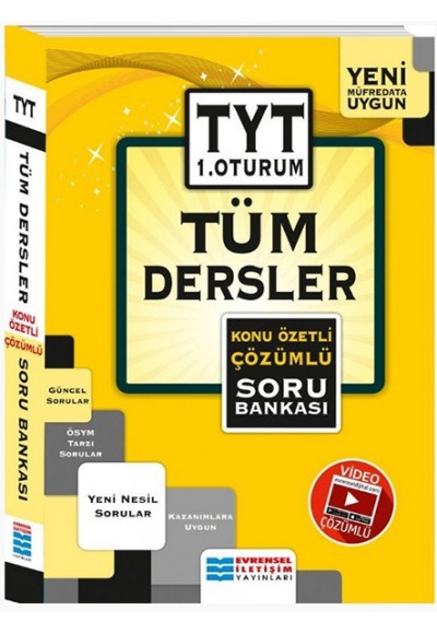 Evrensel TYT Tüm Dersler Konu Özetli Soru Bankası (Yeni)