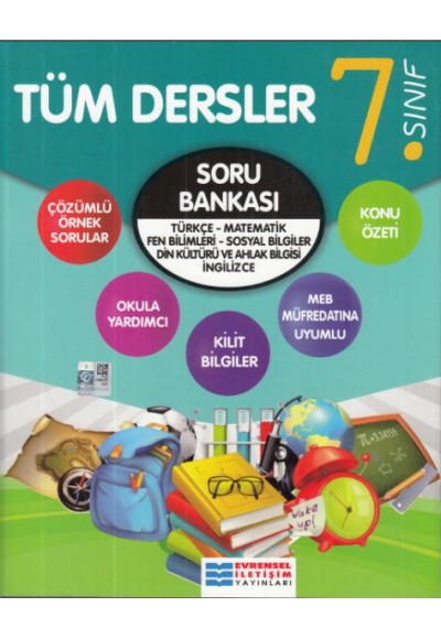 Evrensel 7. Sınıf Tüm Dersler Konu Özetli Soru Bankası (Yeni)