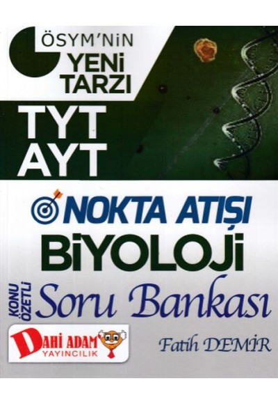 Dahi Adam TYT AYT Nokta Atışı Biyoloji Soru Bankası (Yeni)