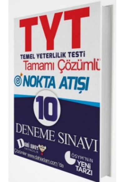 Dahi Adam TYT Tamamı Çözümlü Nokta Atışı 10 Deneme Sınavı (Yeni)