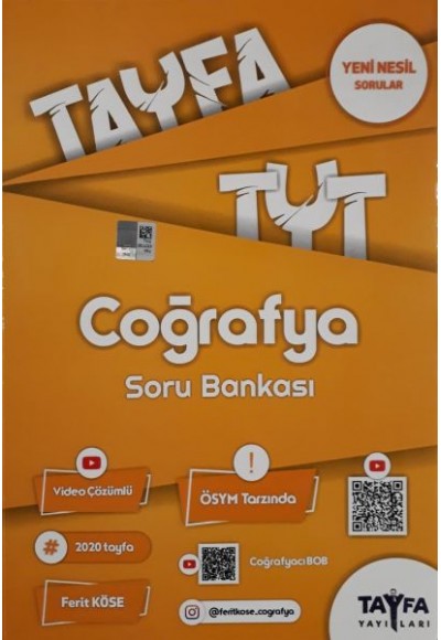 Tayfa TYT Coğrafya Soru Bankası (Yeni)