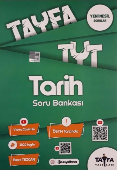 Tayfa TYT Tarih Soru Bankası (Yeni)