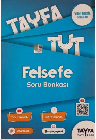 Tayfa TYT Felsefe Soru Bankası (Yeni)