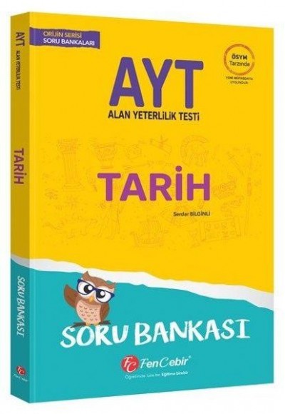 FenCebir AYT Tarih Soru Bankası Orijin Serisi (Yeni)